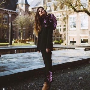 Zara Ruffled Hem Pants